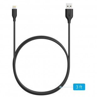 کابل تبدیل USB به لایتنینگ انکر مدل A8121 PowerLine Plus به طول 0.9 متر