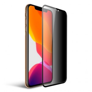 محافظ فول چسب صفحه نمایشگر آیفون Xs Max و آیفون 11 پرو مکس مدل Tempered Full Cover Glass