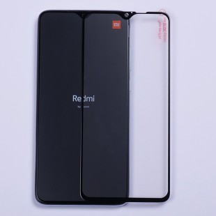محافظ فول چسب صفحه نمایشگر شیائومی مدل Redmi Note 8 مدل Tempered Full Cover Glass