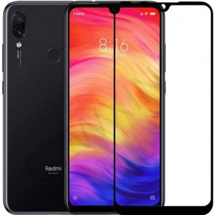 محافظ فول چسب صفحه نمایشگر شیائومی مدل Redmi 7 مدل Tempered Full Cover Glass
