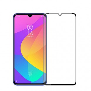 محافظ فول چسب صفحه نمایشگر شیائومی مدل Mi A3 مدل Tempered Full Cover Glass