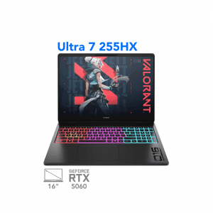 لپ تاپ گیمینگ اچ پی آمن مکس  HP Omen Max 16 ah0240TX Core Ultra 7 255HX RTX 5060 115W 32G 1T 2.5K 240Hz 2025