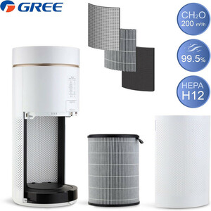 دستگاه تصفیه کننده هوا خانگی سه مرحله ای گری مدل GCF350