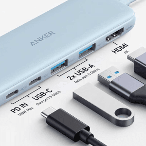 هاب USB-C انکر 5 پورت مدل Anker 332