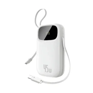 پاوربانک 45 وات بیسوس مدل ener fill fc 31 ظرفیت 10000 میلی‌آمپرساعت