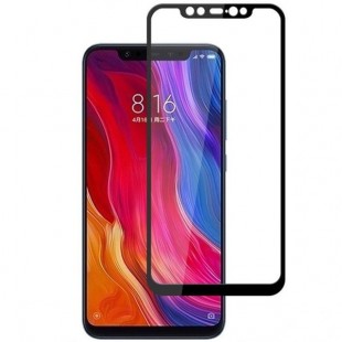 محافظ فول چسب صفحه نمایشگر شیائومی مدل Mi 8 مدل Tempered Full Cover Glass