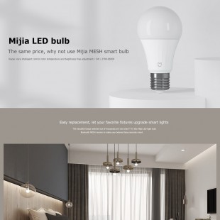 لامپ هوشمند شیائومی مدل Mijia LED Smart Bulb Bluetooth Mesh Version