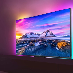 تلویزیون هوشمند شیائومی “Mi TV P1 55 گلوبال مدل L55M6-6AEU به همراه نورپردازی ریسه ای Yeelight 1S RGB