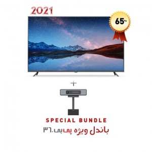 تلویزیون هوشمند شیائومی “Mi LED TV 4S 65 گلوبال مدل L65M5-5ASP به همراه وب کم شیائومی مدل Mi Tv Webcam