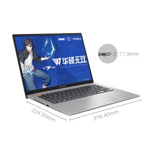 لپ تاپ ایسوس ویووبوک 2022 مدل  ASUS Vivobook 14 i5 12500H 2.8K OLED 90Hz