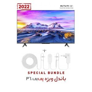 تلویزیون هوشمند شیائومی “Mi TV P1 55 گلوبال مدل L55M6-6AEU به همراه نورپردازی ریسه ای Yeelight 1S RGB