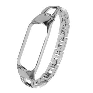 بند فلزی نگین دار مدل Diamond-1 مناسب برای مچ بند هوشمند شیائومی Mi Band 7