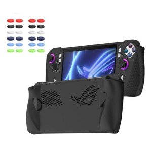 کاور سیلیکونی کامل راگ الای به همراه کاور جویستیک مدل ROG Ally Silicon Full cover with Joystick Cover