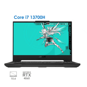 لپ تاپ گیمینگ ایسوس تاف ASUS TUF F15 FX507VV i7 13700H RTX4060 140W 2.5K 100% DCI-P3 2023