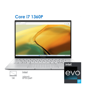 لپ تاپ ایسوس زنبوک 2023 مدل ASUS Zenbook X14 UX3402V i7 1360P OLED 2.8K 90Hz