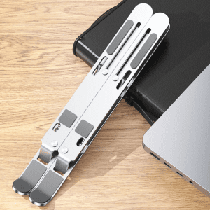 استند نگهدارنده تاشو لپ تاپ اورجینال بی زد بی سی مدل BZBC R9000P Portable Foldable Aluminium Laptop Stand