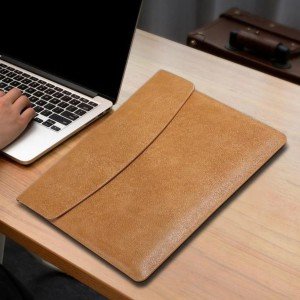 کاور چرمی لپ تاپ مناسب برای سایز 14 اینچی Protective Leather Laptop Sleeve Bag