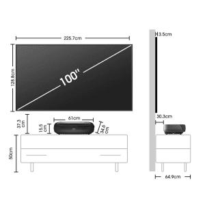 تلوزیون هوشمند 100 اینچ هایسنس مدل 100   HISENSE L9