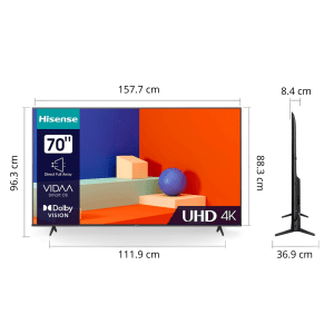 تلویزیون هوشمند 70 اینچ هایسنس مدل HISENSE A62KS 70 TV