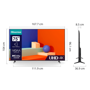 تلویزیون هوشمند 75 اینچ هایسنس مدل HISENSE A62KS 75 TV