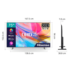 تلویزیون هوشمند 75 اینچ هایسنس مدل HISENSE A7K 75 TV