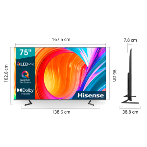 تلویزیون هوشمند 75 اینچ هایسنس مدل HISENSE A7HQ 75 TV
