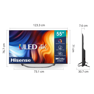 تلویزیون هوشمند 55 اینچ هایسنس مدل HISENSE U7HQ 55 TV