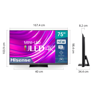 تلویزیون هوشمند 75 اینچ هایسنس مدل HISENSE U8HQ 75 TV