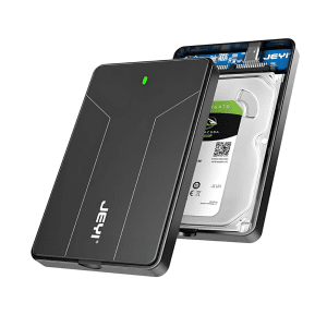 باکس هارد SSD/HDD تمام آلومینیومی مدل JEYI Black Hawk 2530 Aluminum SATA III SSD/HDD Box NVMe 6 Gbps