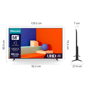 تلویزیون هوشمند 58 اینچ هایسنس مدل HISENSE A62KS 58 TV