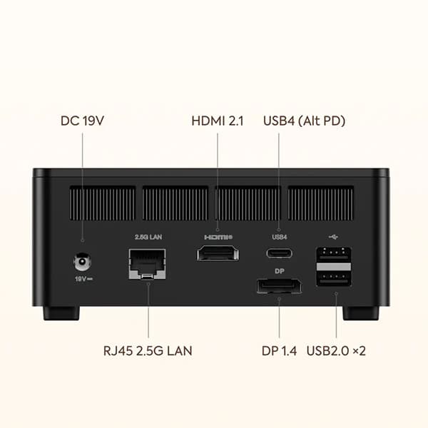 مینی پی سی  مینیزفورم مدل Minisforum UM870 Slim Mini PC AMD R7 8745H