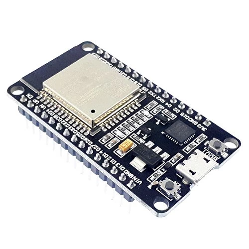 برد ESP-WROOM-32 دارای وای فای و بلوتوث 30 پایه با مبدل CP2102