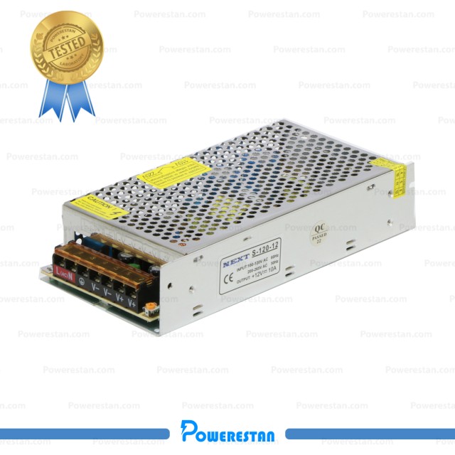 منبع تغذیه سوئیچینگ 12 ولت 10 آمپر نکست (NEXT)