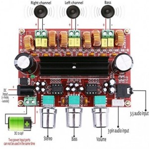 ماژول آمپلی فایر سه کانال XH-M139  مدل2x50W+100W (تراشه TPA3116D2)