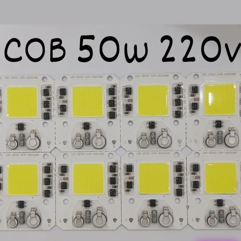 سی او بی 50 وات (50w Chips on Board)، 220 ولت، اتصال مستقیم به برق (بدون نیاز به درایور)