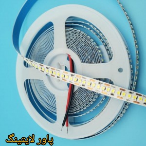 ریسه نواری 12 ولت 2835 تراکم 120، 8 میل. توجه: قیمت درج شده برای 1 متر طول بوده و حداقل مقدار سفارش یک رول 5 متری است.