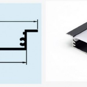 قاب لاینر سه لاین توکار  وزن سنگین;عمق کناف. کد محصول: SL31 حداقل متراژ قابل سفارش 48 متر