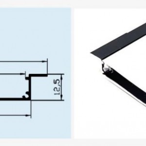 قاب لاینر چهار لاین توکار،عمق کناف ; کد محصول: SL411