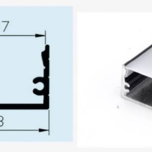 قاب لاینر دو لاین روکار ; کد محصول: MN24 ;قابل سفارش در هر متراژی