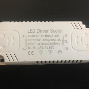 درایور2*40-20 بدون ریموت، مناسب برای 2 متر