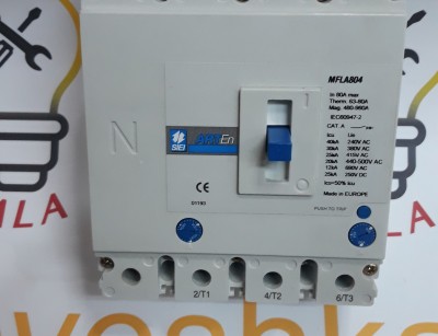 کلید اتوماتیک 4 پل 80 آمپر ARTEN