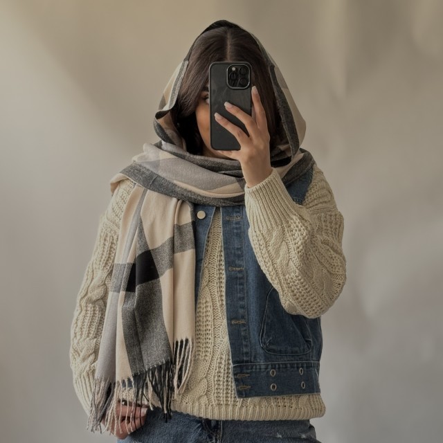 شال موهر کد C13