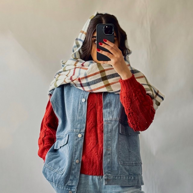 شال موهر کد C15