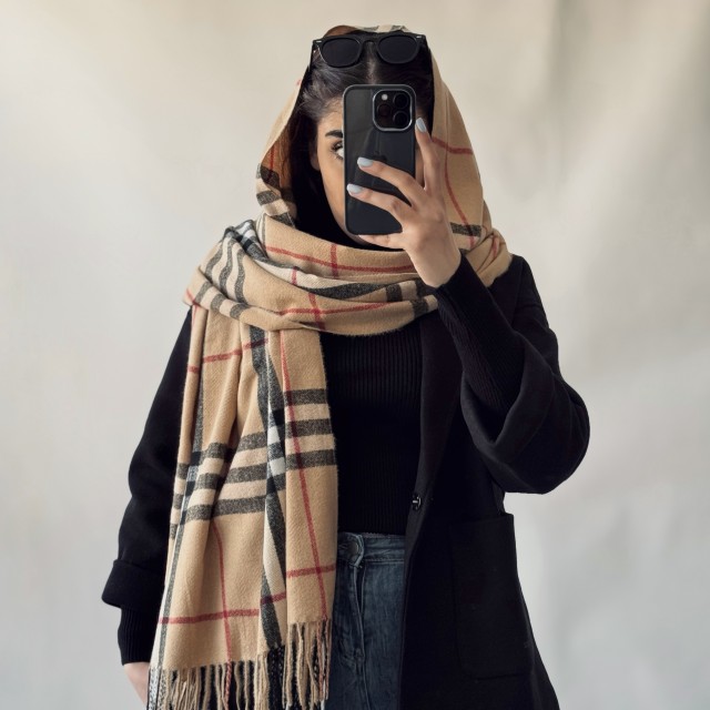 شال موهر بربری کد C24