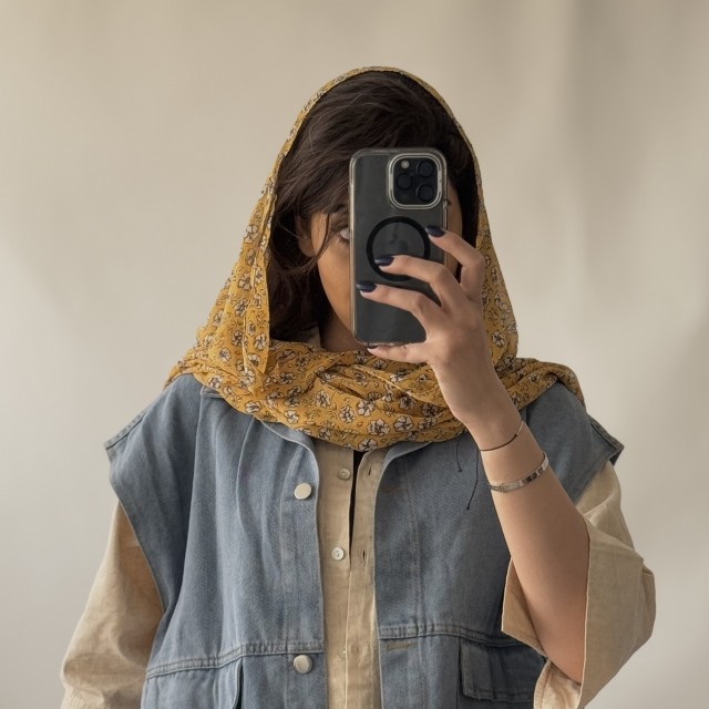 شال حریر کد F05