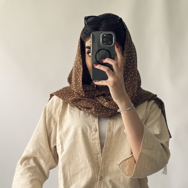 شال حریر کد F18