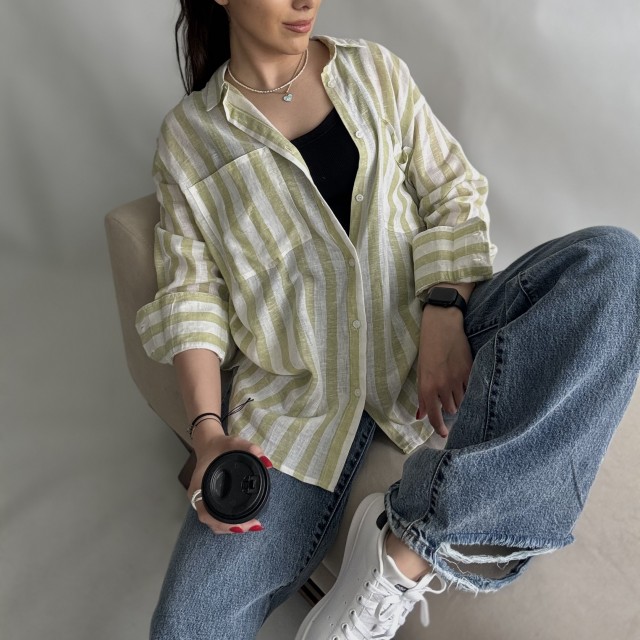 شومیز راه راه کد 2038