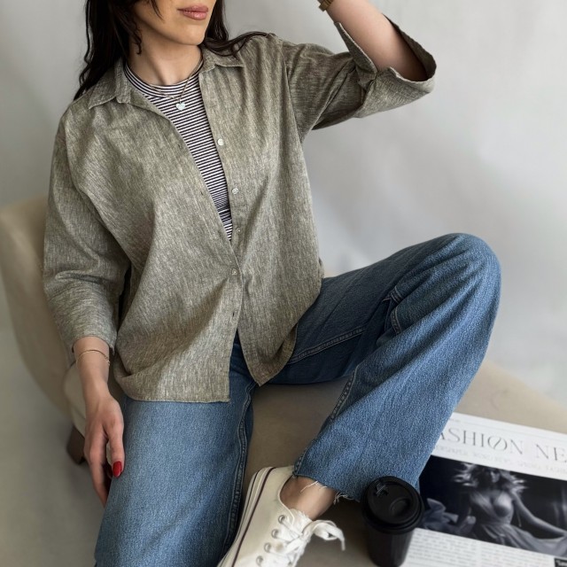 شومیز لینن کد 2032