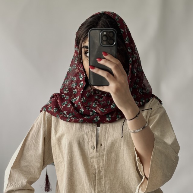 شال حریر کد F19