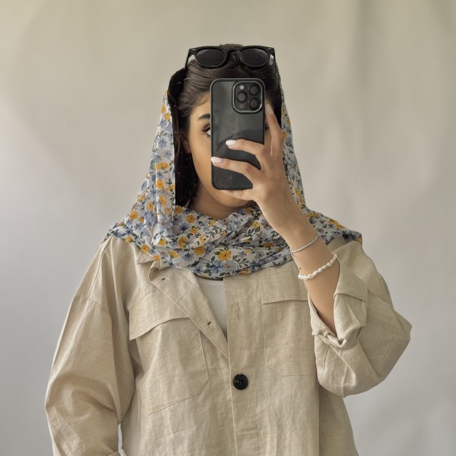 شال حریر کد F20